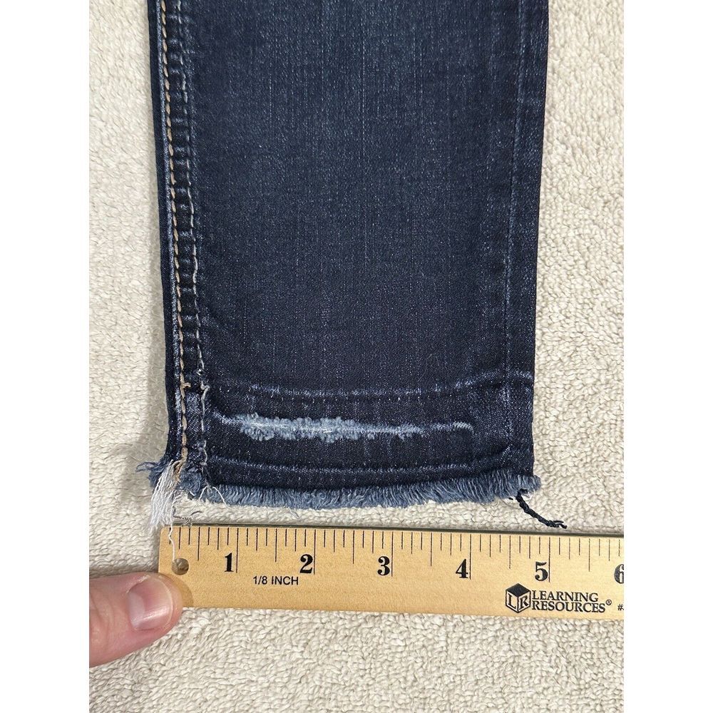 Silver Jeans Womens 27 Blue Suki Skinny Mid Rise Dark Wash Stretch Denim - Picture 14 of 15